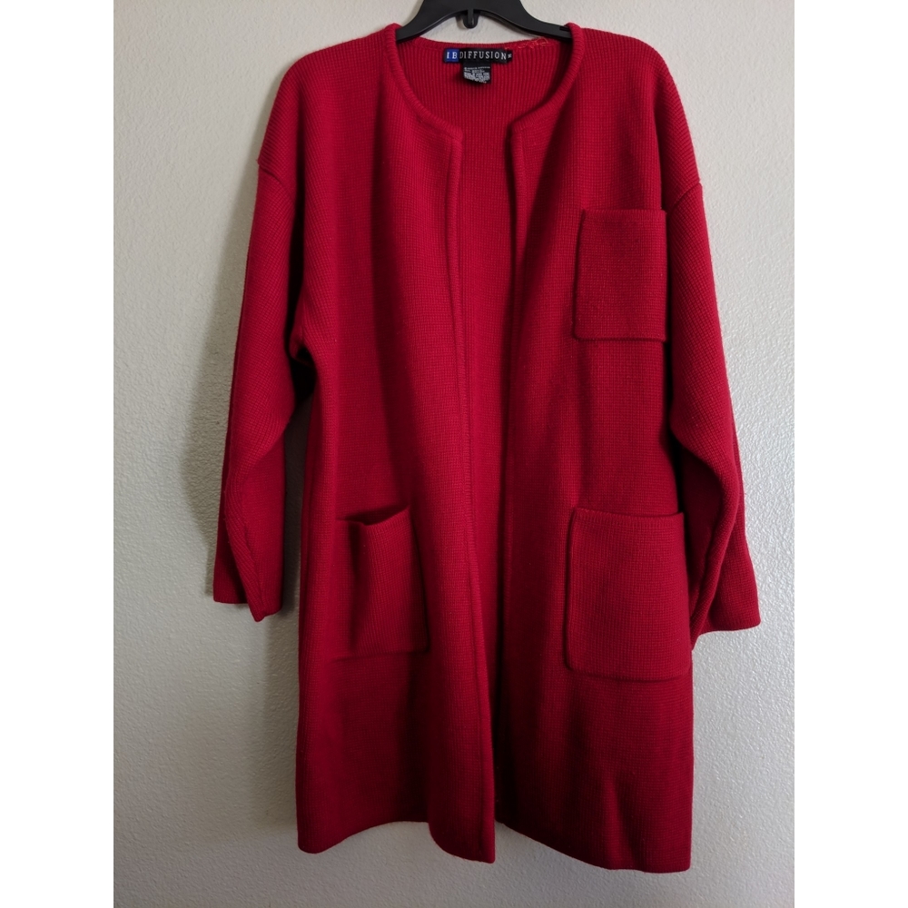 VTG Oversized Knit Duster Cardigan